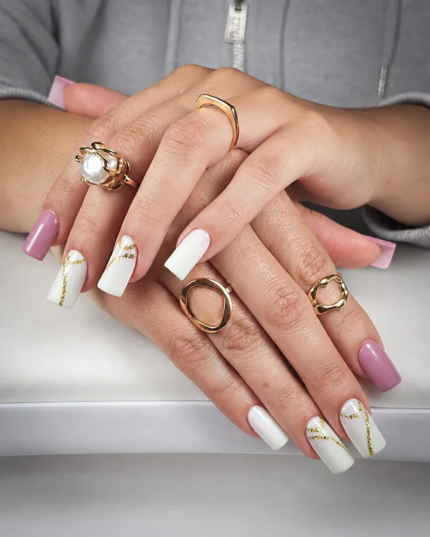 Trabajo real de extensiones de uñas Soft Gel