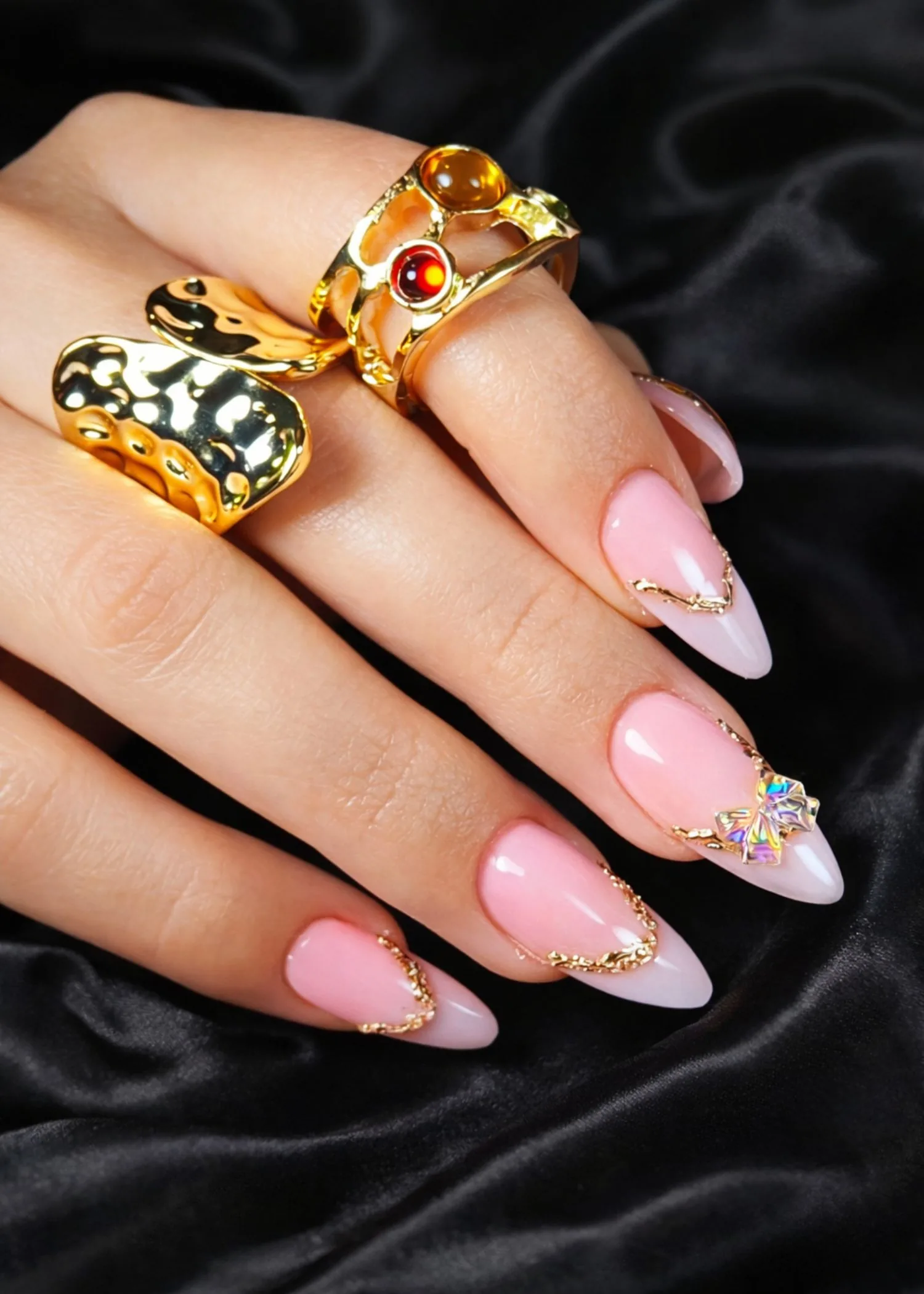 Trabajo real de diseño de uñas 10